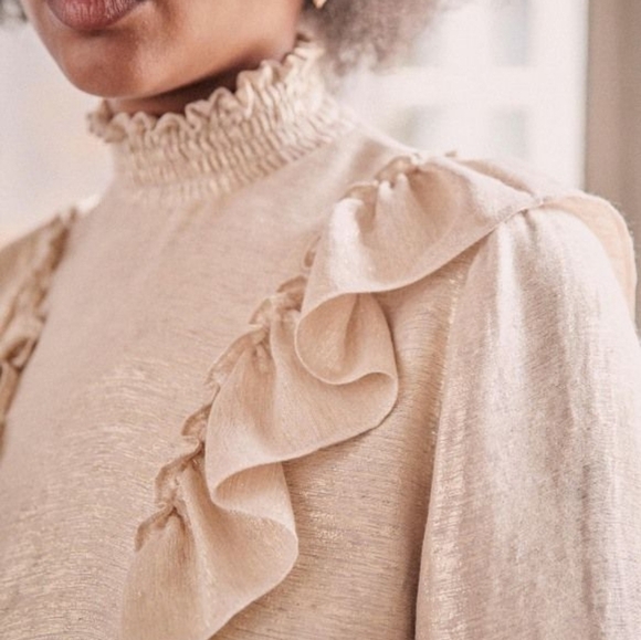 Sezane Filomene Blouse size 36 NWT - Picture 4 of 12